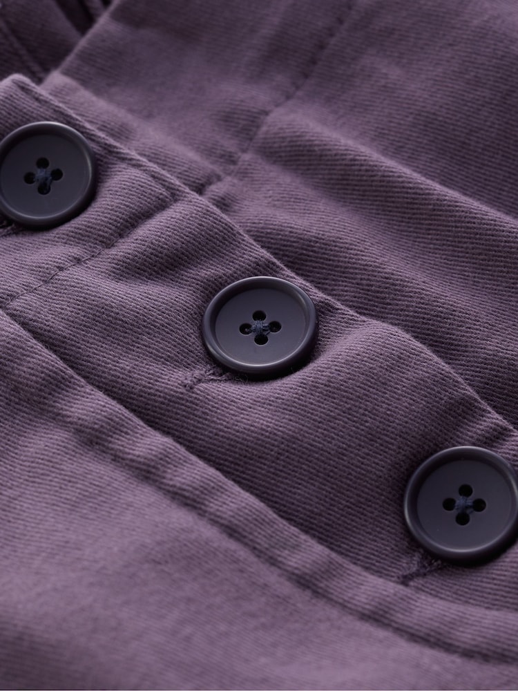 Seasalt Cornwall Purple Tall 100% Cotton Waterdance Trousers - Image 5 of 5