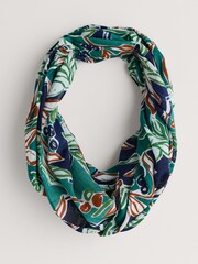 Seasalt Cornwall Blue May Garland Circle Scarf - Image 1 of 4