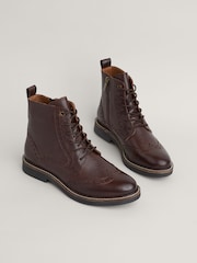Seasalt Cornwall Brown Conwenna Boots - Image 3 of 5