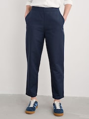 Seasalt Cornwall Blue Petite Westlin Trousers - Image 1 of 5