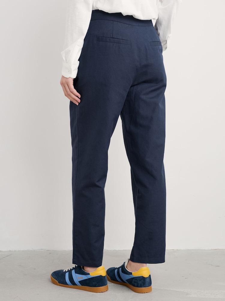 Seasalt Cornwall Blue Petite Westlin Trousers - Image 2 of 5