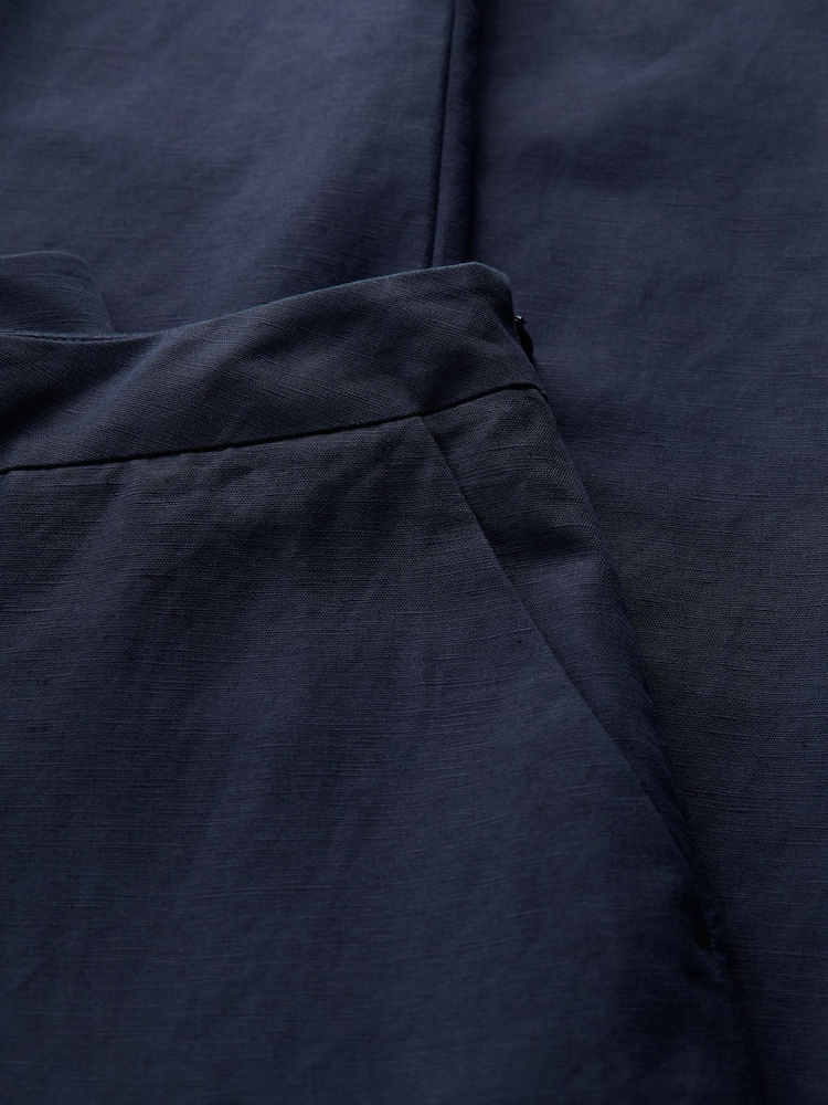 Seasalt Cornwall Blue Petite Westlin Trousers - Image 5 of 5
