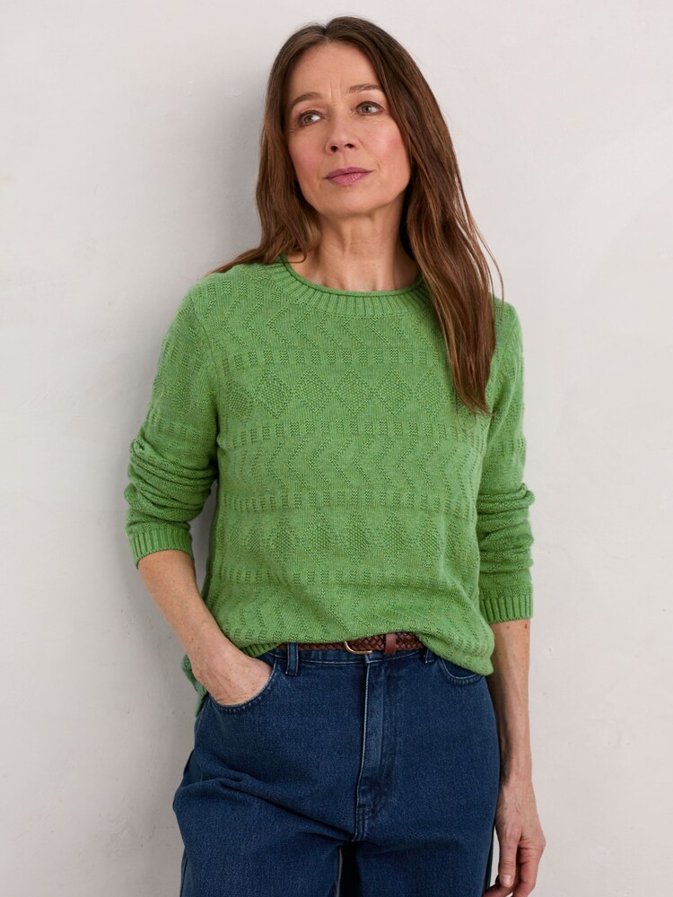 Seasalt Cornwall Green Kinter Jumper - Image 1 of 5