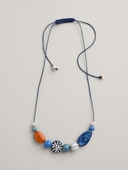 Seasalt Cornwall Blue Sea Gleam Necklace - Image 3 of 4
