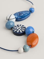 Seasalt Cornwall Blue Sea Gleam Necklace - Image 4 of 4