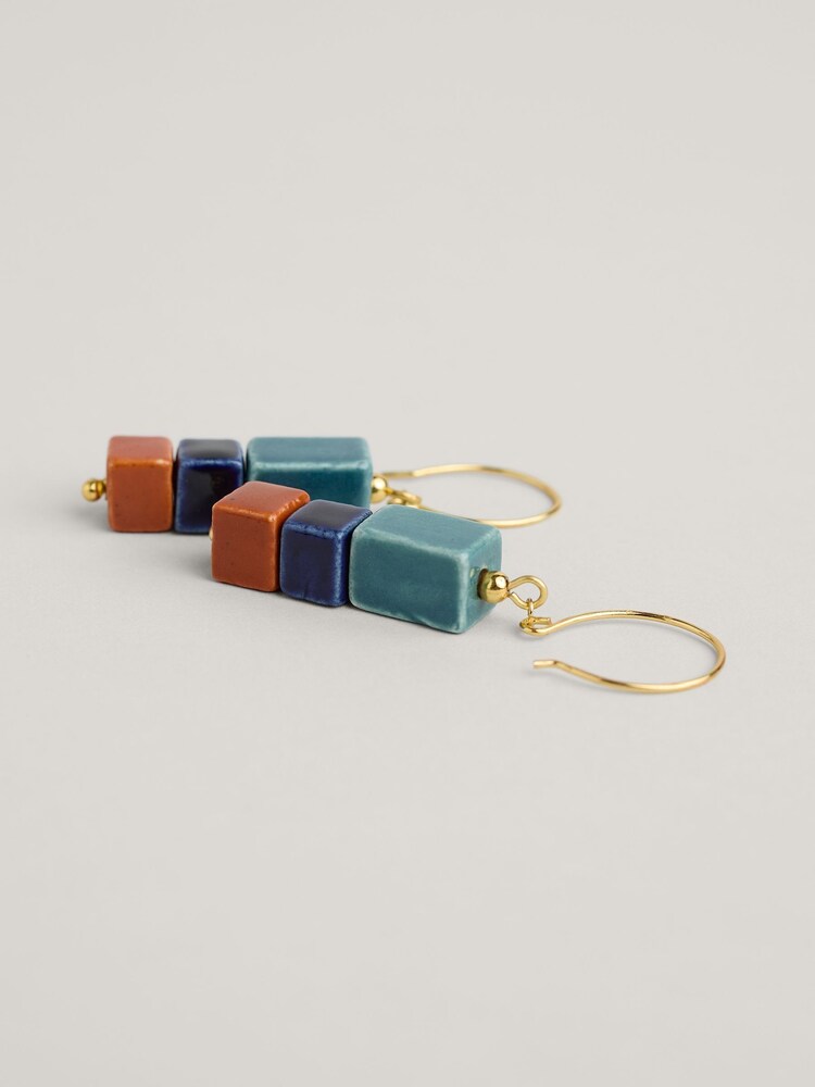 Seasalt Cornwall Black Multi Skerry Earrings - Image 4 of 4 Seasalt Cornwall Black Multi Skerry Earrings - Image 4 of 4