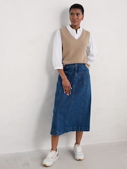 Seasalt Cornwall Natural East View Vest - Image 3 of 5