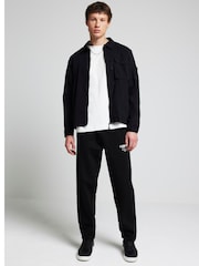 River Island Black Regular Fit Utility Zip Up Shacket - Image 3 of 4