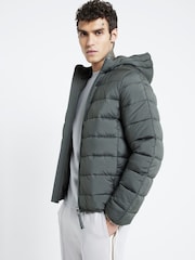 River Island, Steppjacke mit Kapuze - Bild 1 von 1