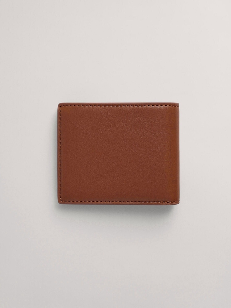 أحمر - GANT Leather Bifold Wallet - صورة 2 من 4