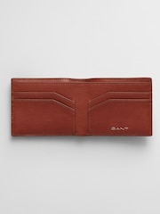 أحمر - GANT Leather Bifold Wallet - صورة 3 من 4