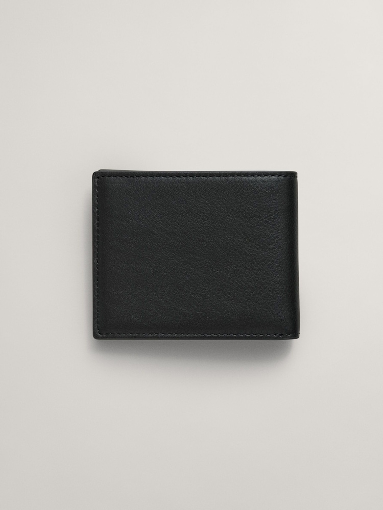 GANT Black Leather Bifold Wallet - Image 2 of 5