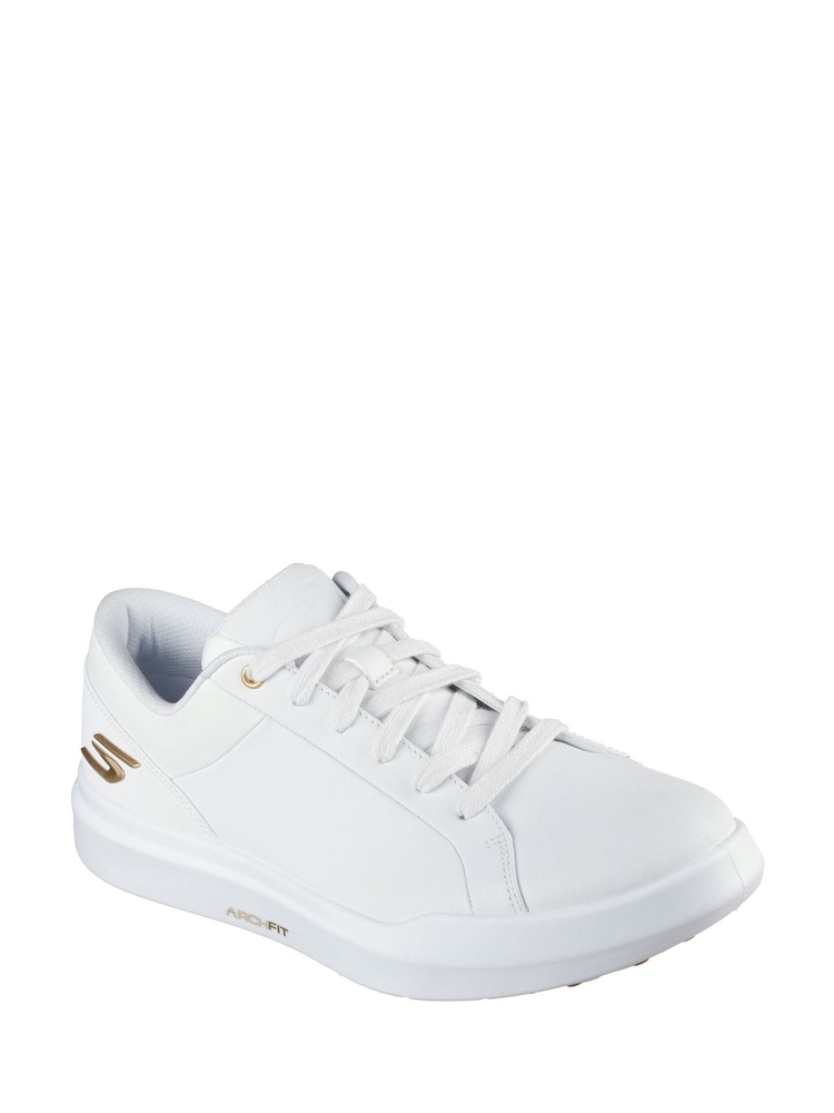 Skechers White Go Golf Drive 6 Trainers - Image 2 of 3