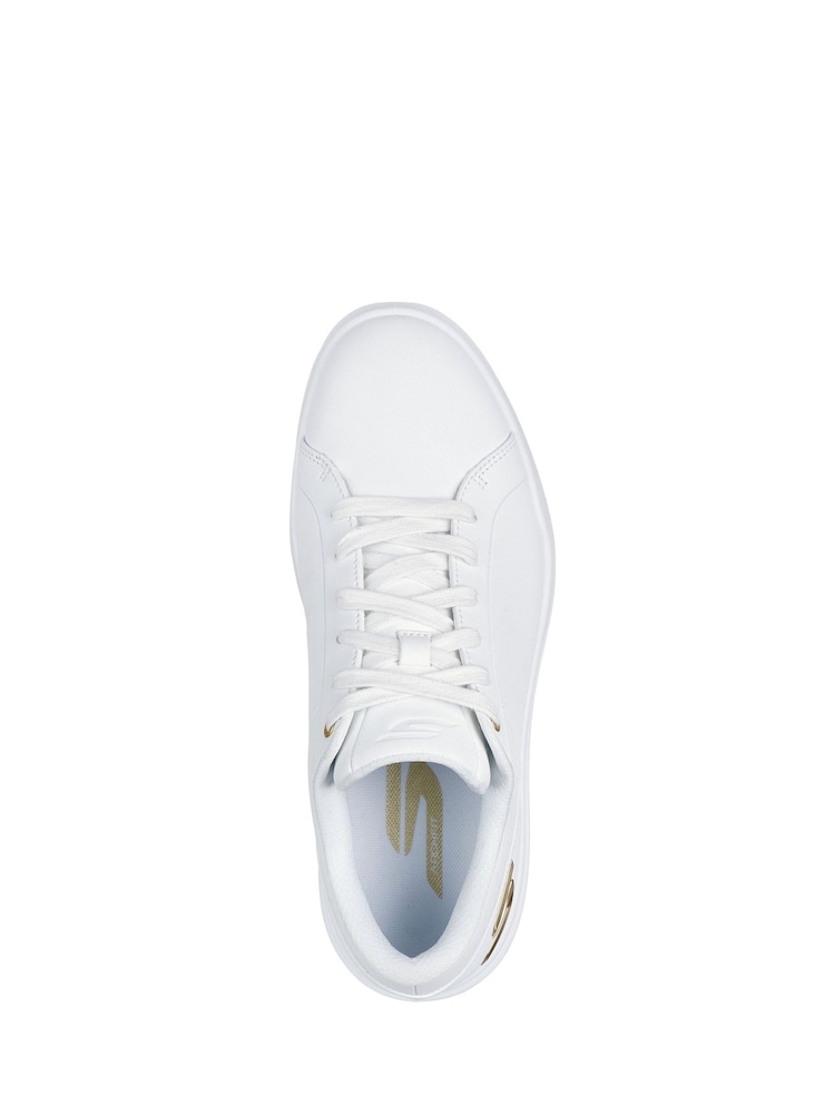 Skechers White Go Golf Drive 6 Trainers - Image 3 of 3