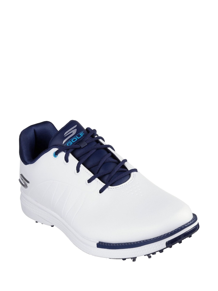 Skechers White Go Golf Tempo Shoes - Image 2 of 3