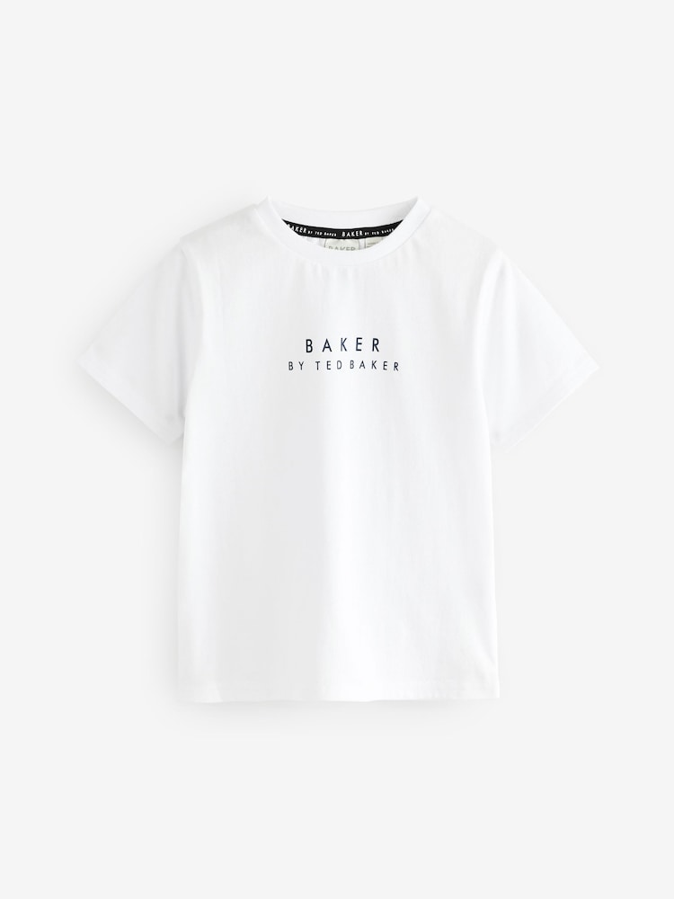 Baker by Ted Baker Navy Varsity Jacket T-Shirt and Shorts Set - Image 11 of 17