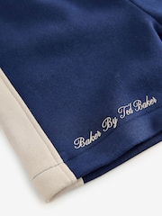 Baker by Ted Baker Navy Varsity Jacket T-Shirt and Shorts Set - Image 14 of 17
