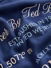 Baker by Ted Baker Navy Varsity Jacket T-Shirt and Shorts Set - Image 16 of 17