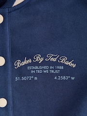 Baker by Ted Baker Navy Varsity Jacket T-Shirt and Shorts Set - Image 17 of 17