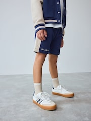Baker by Ted Baker Navy Varsity Jacket T-Shirt and Shorts Set - Image 7 of 17