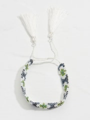 FatFace White Woven Bracelet - Image 1 of 2