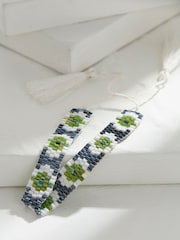 FatFace White Woven Bracelet - Image 2 of 2