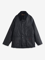 Barbour Navy Kids Bedale Coat - Image 1 of 3