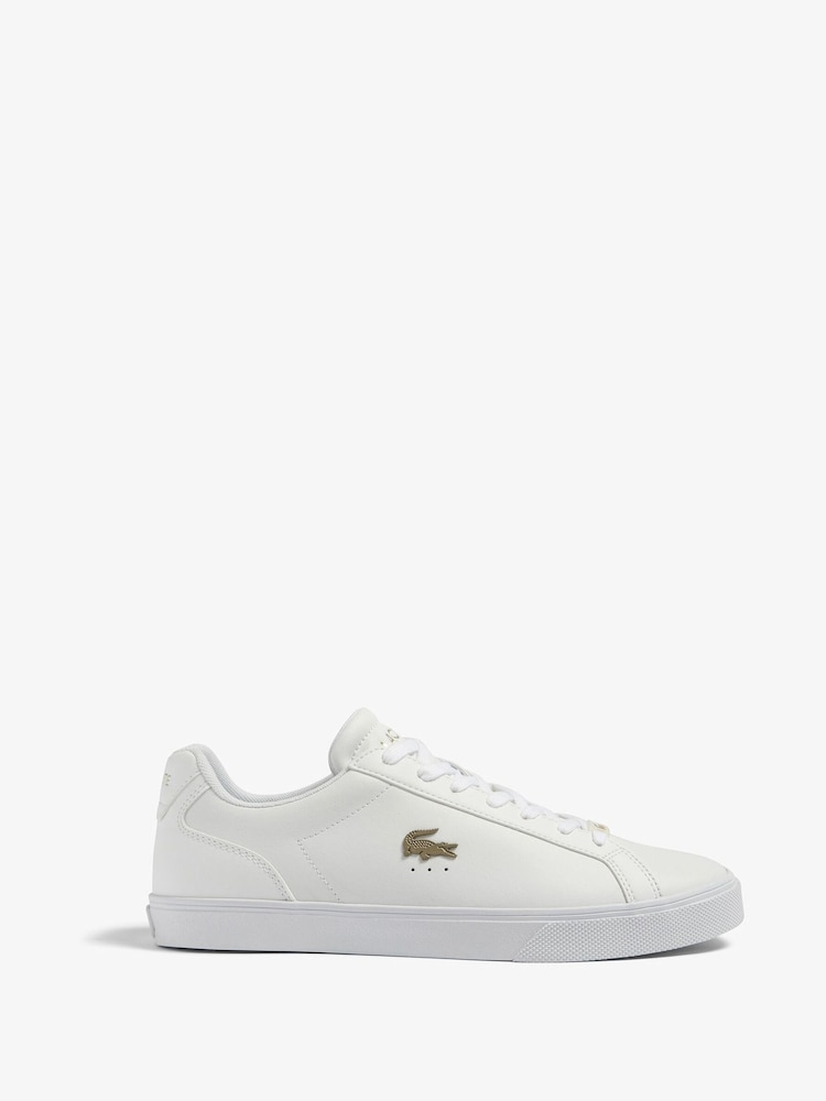 Lacoste Lerond Pro Leather White Trainers - Image 1 of 6