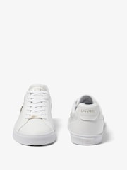 Lacoste Lerond Pro Leather White Trainers - Image 4 of 6