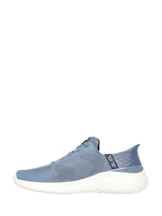 Skechers Blue Chrome Wide Fit Slip Ins Bounder 2.0 Emerged Trainers - Image 2 of 5