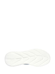 Skechers Blue Chrome Wide Fit Slip Ins Bounder 2.0 Emerged Trainers - Image 5 of 5