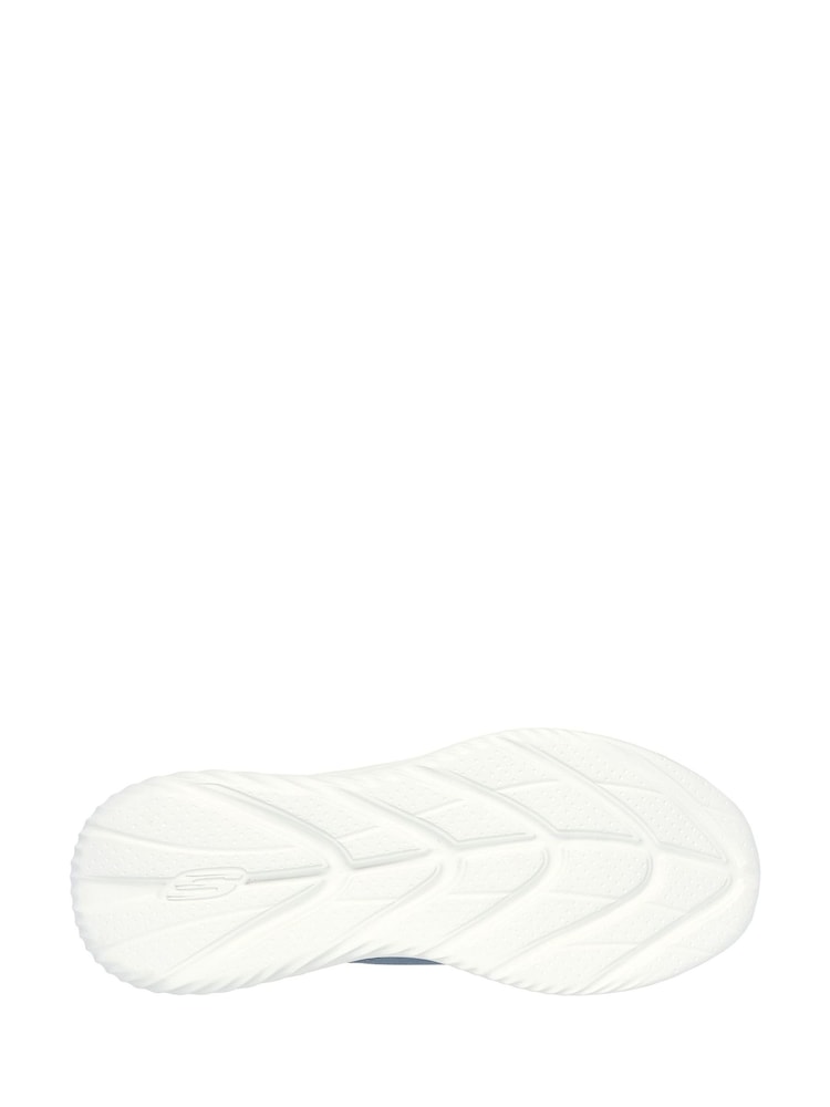 Skechers Blue Chrome Wide Fit Slip Ins Bounder 2.0 Emerged Trainers - Image 5 of 5