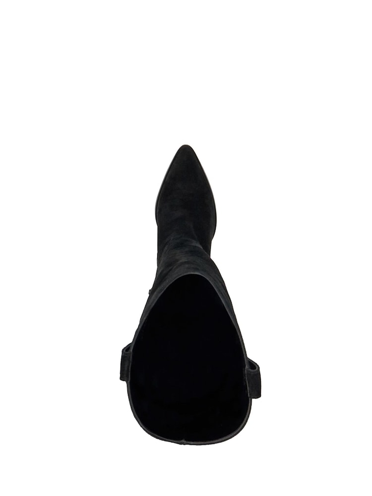 Черный - Dune London Ботинки Tavern Knee High Western - Image 7 of 7