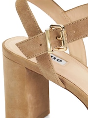 Dune London Brown Manifesting Mini Platform Sandals - Image 7 of 7