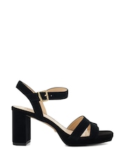 Dune London Black Manifesting Mini Platform Sandals - Image 3 of 6