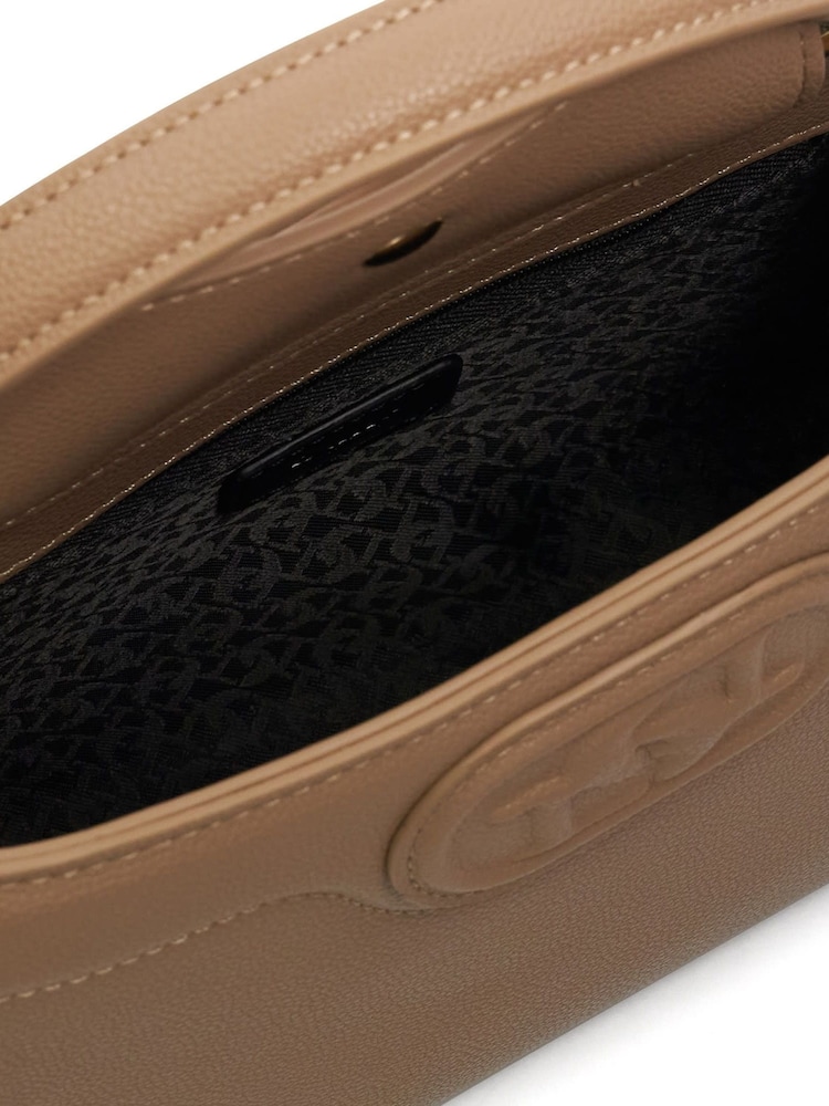 Dune London Brown Daily Medium Winged Grab Bag - Image 5 of 5
