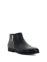 Dune London Black Standard Fit Pandias Low Heel Boots - Image 1 of 5