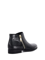 Dune London Black Standard Fit Pandias Low Heel Boots - Image 3 of 5