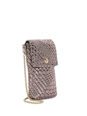Natural - Dune London Saff Woven Phone Cross-Body Bag - Imagen 2 de 5
