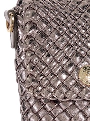 Natural - Dune London Saff Woven Phone Cross-Body Bag - Imagen 4 de 5