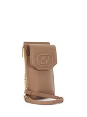 Dune London Brown Samely Debossed Logo Phone Cross-Body Bag - Image 4 of 7