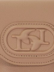 Dune London Brown Samely Debossed Logo Phone Cross-Body Bag - Image 7 of 7