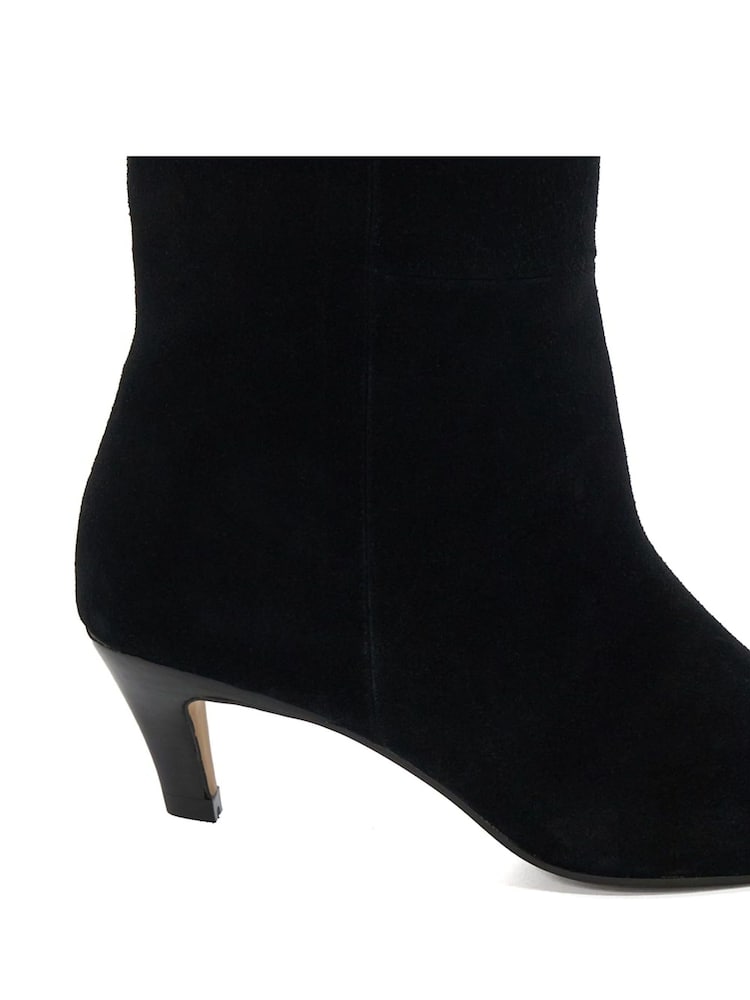 Dune London Black Slink Angle Mid Heel Knee High Boots - Image 6 of 6 Dune London Black Slink Angle Mid Heel Knee High Boots - Image 6 of 6