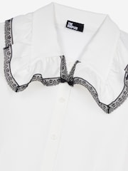 The Kooples White Scallop Collar Blouse - Image 7 of 7
