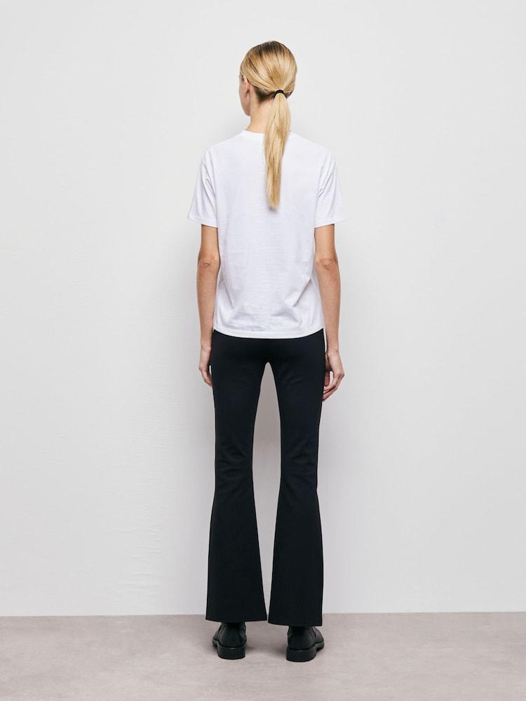 The Kooples White Logo Graphic 100% Cotton T-Shirt - Image 2 of 7