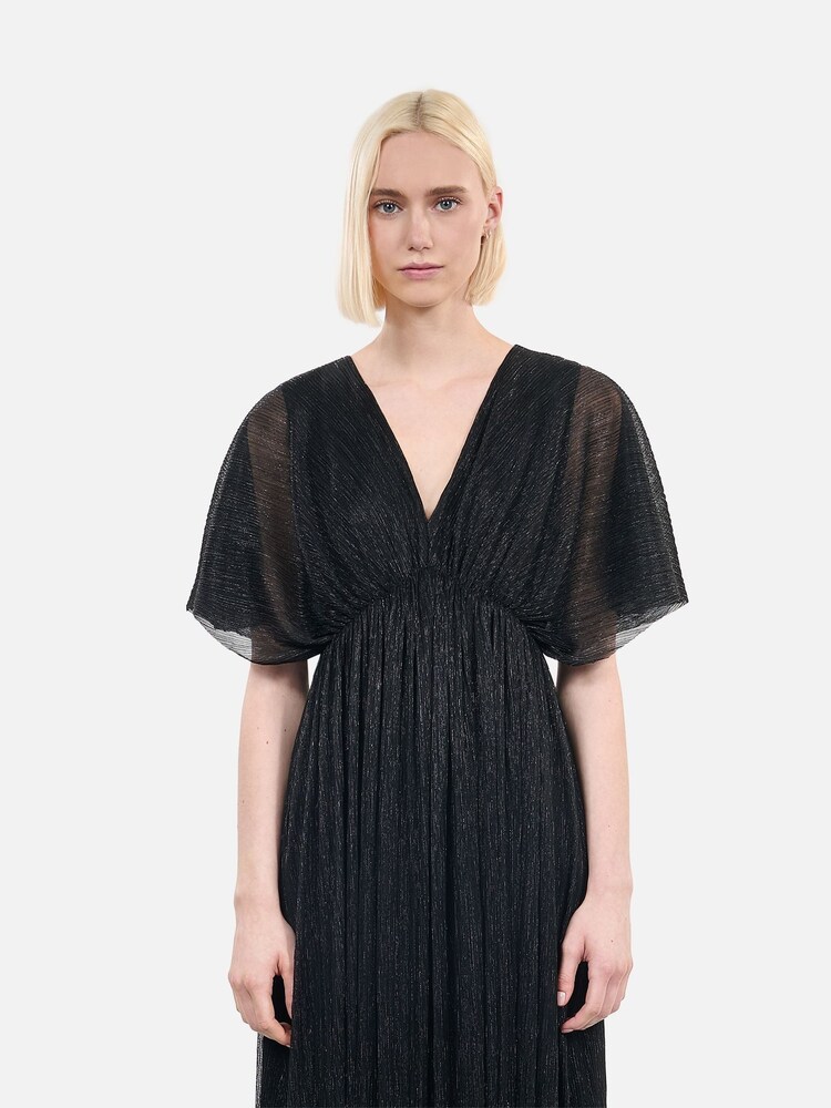 The Kooples Black Sheer Lace Midi Dress - Image 1 of 7 The Kooples Black Sheer Lace Midi Dress - Image 1 of 7