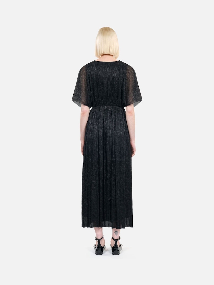 The Kooples Black Sheer Lace Midi Dress - Image 2 of 7 The Kooples Black Sheer Lace Midi Dress - Image 2 of 7
