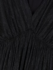 The Kooples Black Sheer Lace Midi Dress - Image 7 of 7