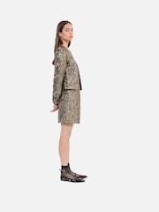 The Kooples Gold Crop Jacket - Image 3 of 5