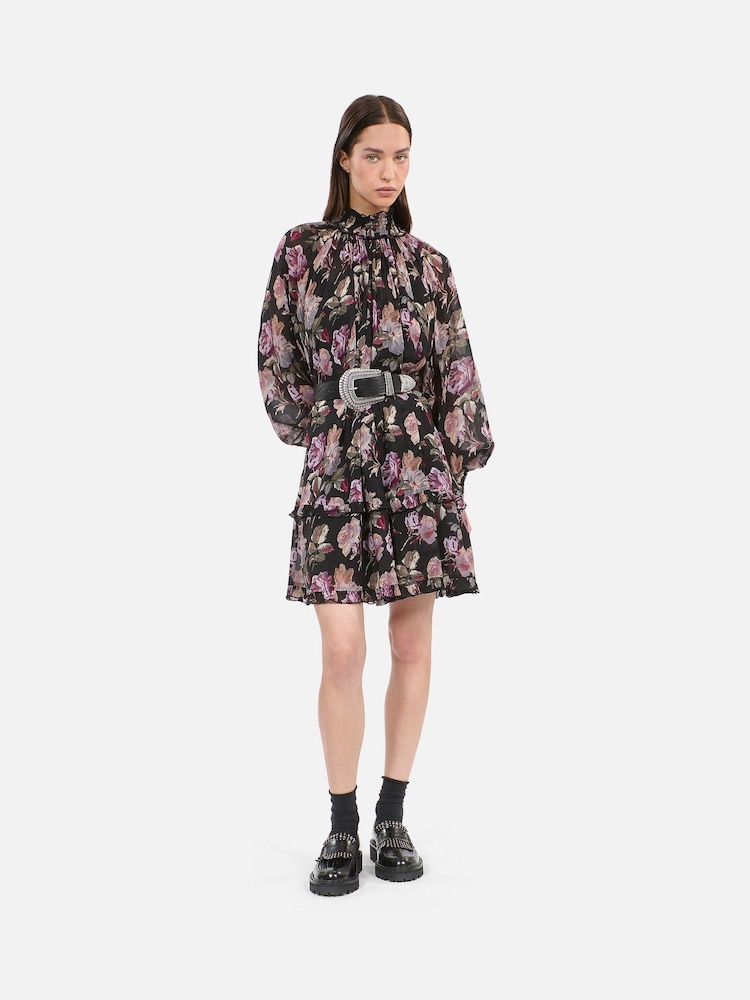 The Kooples Шелковый принт мини платья - Image 1 of 7